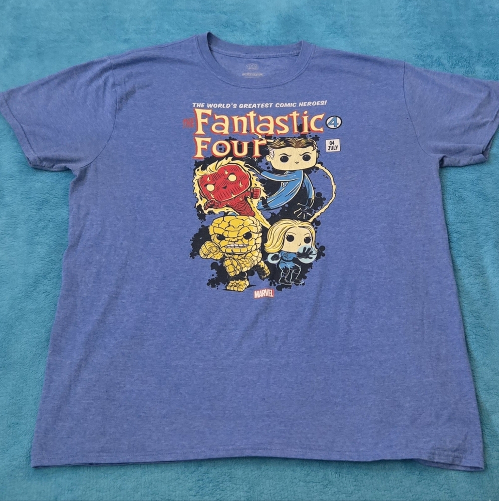 Marvel POPS Blue Fantastic Four T-Shirt